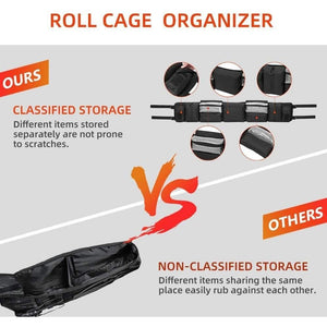 UTV Universal Roll Cage Organizer Storage Bag by Kemimoto B0113-00101BK Roll Bar Bag B0113-00101BK Kemimoto