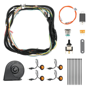 UTV Universal Turn Signal Kit by Kemimoto B0401-00901BK Turn Signal Kit B0401-00901BK Kemimoto