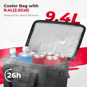 UTV Universial Ice Bag Cooler Bag for Polaris, Can Am, Kawasaki by Kemimoto B0113-14701BK Cooler B0113-14701BK Kemimoto