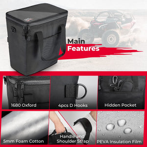 UTV Universial Ice Bag Cooler Bag for Polaris, Can Am, Kawasaki by Kemimoto B0113-14701BK Cooler B0113-14701BK Kemimoto