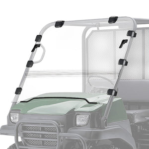 UTV Windshield for Kawasaki Mule 3010 by Kemimoto B0110-12801CL Full Windshield B0110-12801CL Kemimoto