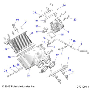 V-Band Manifold by Polaris 5140096 OEM Hardware P5140096 Off Road Express