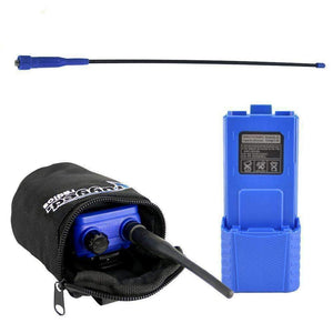 V3 / Rh5R Long Range Upgrade Kit - Xl Battery, Go Further Antenna & Radio Bag by Rugged Radios RH5R-UPGRADE 01038799853494 Rugged Radios