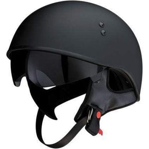 Vagrant Helmet by Z1R 0103-1268 Half Helmet 01031268 Parts Unlimited Drop Ship XS / Flat Black