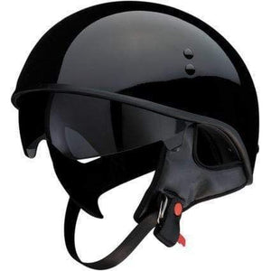 Vagrant Helmet by Z1R 0103-1274 Half Helmet 01031274 Parts Unlimited Drop Ship XS / Black