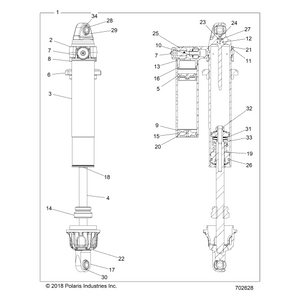 Valve-Check,1725026-052-Hc by Polaris 1800996 OEM Hardware P1800996 Off Road Express