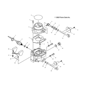 Valve-Choke by Polaris 3088330 OEM Hardware P3088330 Off Road Express