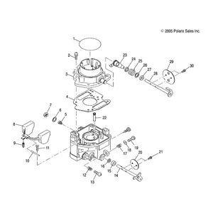 Valve,Choke by Polaris 3089560 OEM Hardware P3089560 Off Road Express