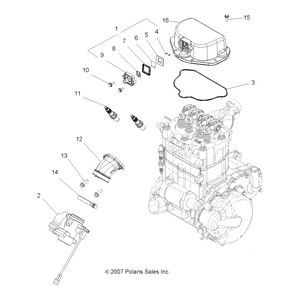 Valve Cover by Polaris 5136099 OEM Hardware P5136099 Off Road Express