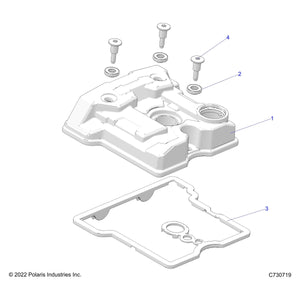 Valve Cover by Polaris 5632598 OEM Hardware P5632598 Off Road Express