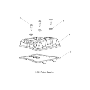 Valve Cover Seal Cylnder Dual O by Polaris 5413998 OEM Hardware P5413998 Off Road Express