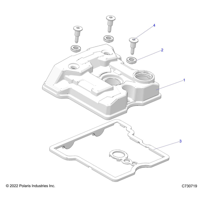 Valve Cover Seal Cylnder Dual O by Polaris