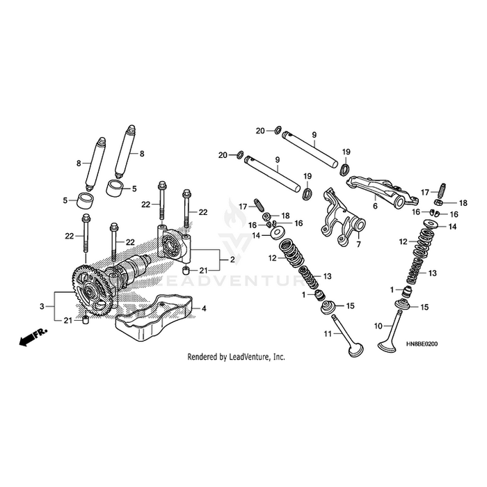 Valve, Ex. by Honda