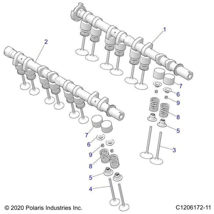 Valve-Exhaust,Stellite by Polaris