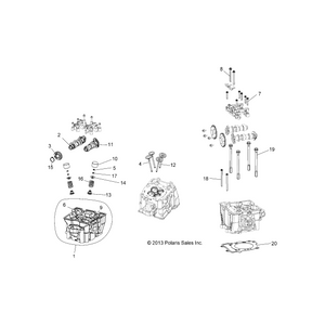 Valve Spring by Polaris 7043949 OEM Hardware P7043949 Off Road Express