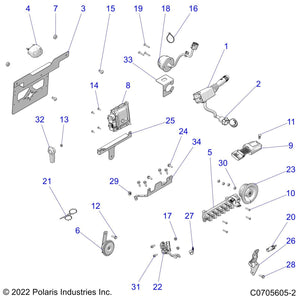 Vane Sensor by Polaris 4014934 OEM Hardware P4014934 Off Road Express