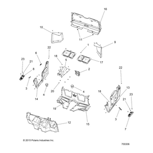 Velcro-Hook,5/8,15 Centimeters by Polaris 5521235-15 OEM Hardware P5521235-15 Off Road Express