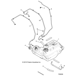 Vent Line Assembly, 197 Cm by Polaris 2521686 OEM Hardware P2521686 Off Road Express