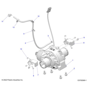 Vent Line Fitting, 90 by Polaris 5454069 OEM Hardware P5454069 Off Road Express