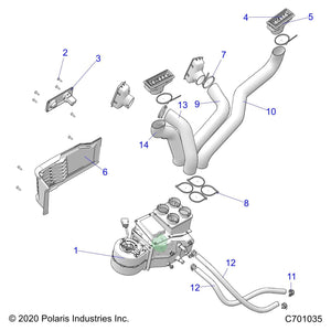 Vent-Rect by Polaris 3120156 OEM Hardware P3120156 Off Road Express