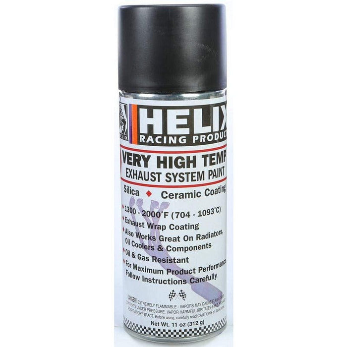 Very High Temp Exhaust System Paint Flat Black 11Oz By Helix