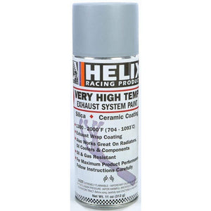 Very High Temp Exhaust System Paint Grey Primer 11Oz By Helix 165-1000 Hi Temp Paint 78-7264 Western Powersports