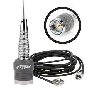 Vhf Antenna Kit With 1/2 Wave No Ground Plane (Ngp) Antenna & Nmo Mount by Rugged Radios ANT-SPARE-KIT-V 01038799852168 Rugged Radios