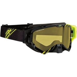 Vibe Goggles by Arctiva 2601-2353 Goggles 26012353 Parts Unlimited Black/Hi-Viz Yellow