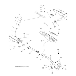 Vibration Dampener by Polaris 5412508 OEM Hardware P5412508 Off Road Express