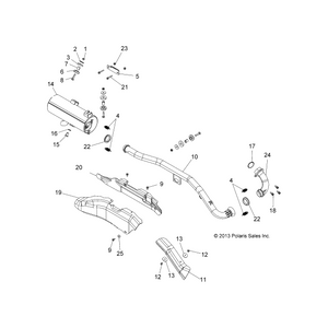 Vibration Dampener by Polaris 5412659 OEM Hardware P5412659 Off Road Express