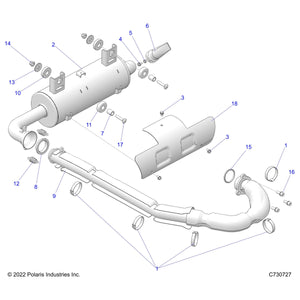 Vibration Damper by Polaris 5414946 OEM Hardware P5414946 Off Road Express