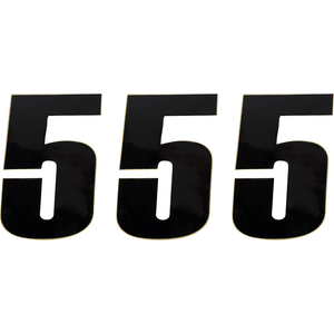 Vinyl Race Numbers By Moose Racing 80015 Number Set 4310-0645 Parts Unlimited