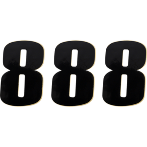 Vinyl Race Numbers By Moose Racing 80018 Number Set 4310-0648 Parts Unlimited