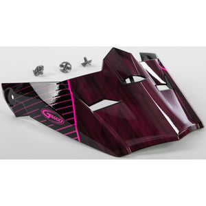 Visor W/Screws Colfax Mx-46 by GMAX G046882 Helmet Shield 72-3979 Western Powersports Drop Ship MD-2X / Black/Hi-Vis Pink