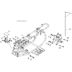 Visual Flag by Polaris 454211 OEM Hardware P454211 Off Road Express