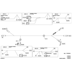 Voltage Regulator Wiring Harness by Can-Am 710007632 OEM Hardware 710007632 Off Road Express Peach St