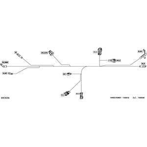 Voltage Regulator Wiring Harness by Can-Am 710008182 OEM Hardware 710008182 Off Road Express Peach St