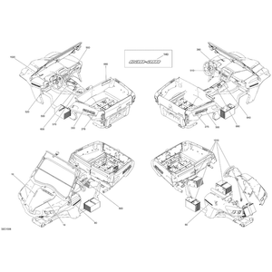 Warning Decal, Passenger by Can-Am 704902347 OEM Hardware 704902347 Off Road Express