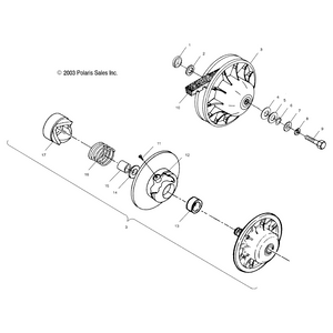 Washer-1.39X2.50X.030,Ptfe by Polaris 7556013 OEM Hardware P7556013 Off Road Express