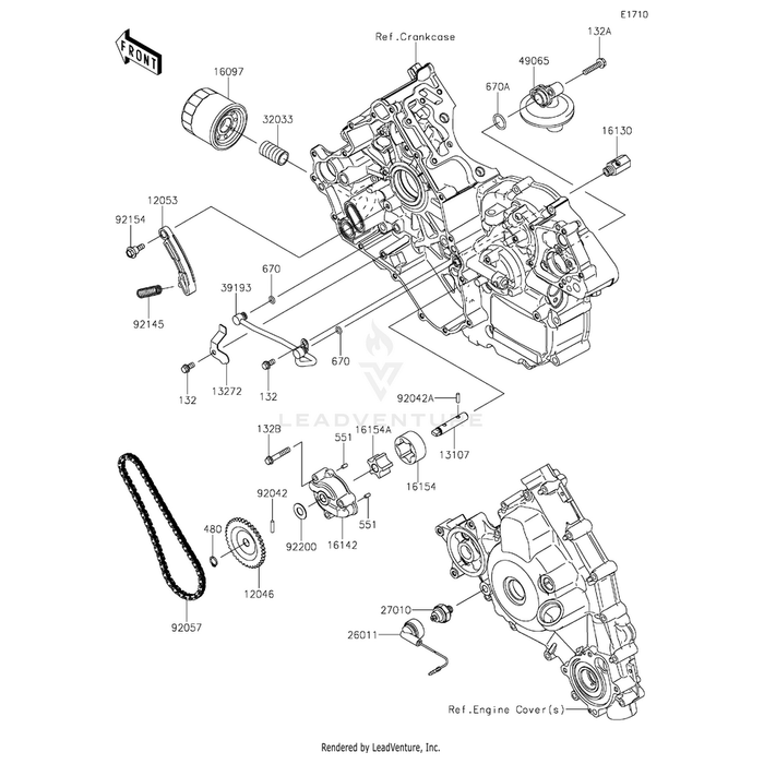 Washer,11.3X23X1 by Kawasaki