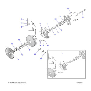 Washer-12X17X1.4,Sp-21 by Polaris 5455244 OEM Hardware P5455244 Off Road Express