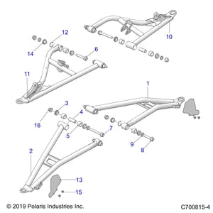 Washer, 13 X 2.5 by Polaris 7556287 OEM Hardware P7556287 Off Road Express