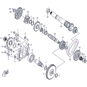 Washer 17.5X26X1 by CF Moto 0180-061003-0010 OEM Hardware 0180-061003-0010 Northstar Polaris