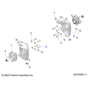 Washer-22X13X3 Zfb Hrd by Polaris 7557160 OEM Hardware P7557160 Off Road Express