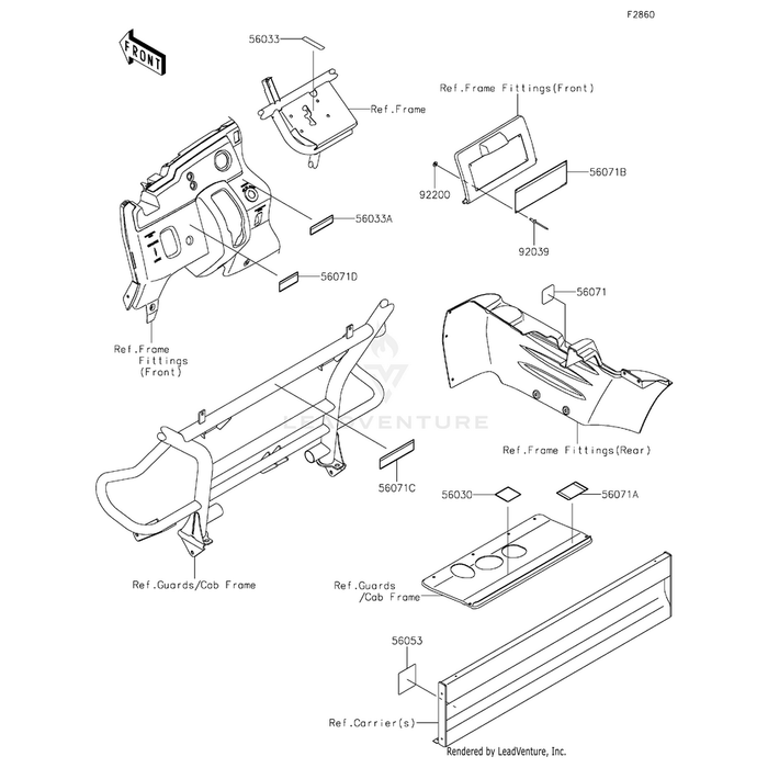 Washer,3.5X8X1 by Kawasaki