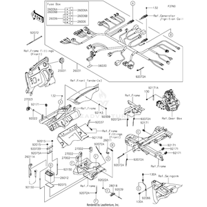 Washer,6.5X20X1.6,Black by Kawasaki 92022-1346 OEM Hardware 92022-1346 Off Road Express Peach St