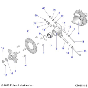 Washer, 7/16 by Polaris 7556212 OEM Hardware P7556212 Off Road Express