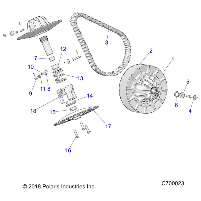 Washer-8.4X16X1.6Zy3 Hard by Polaris