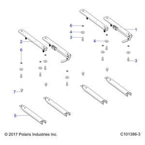 Washer-8.4X25X4 Zb by Polaris 7557063 OEM Hardware P7557063 Off Road Express