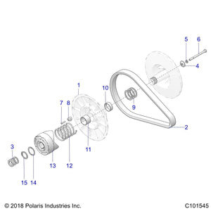 Washer, .906 X 1.38 X .030 In by Polaris 7556454 OEM Hardware P7556454 Off Road Express